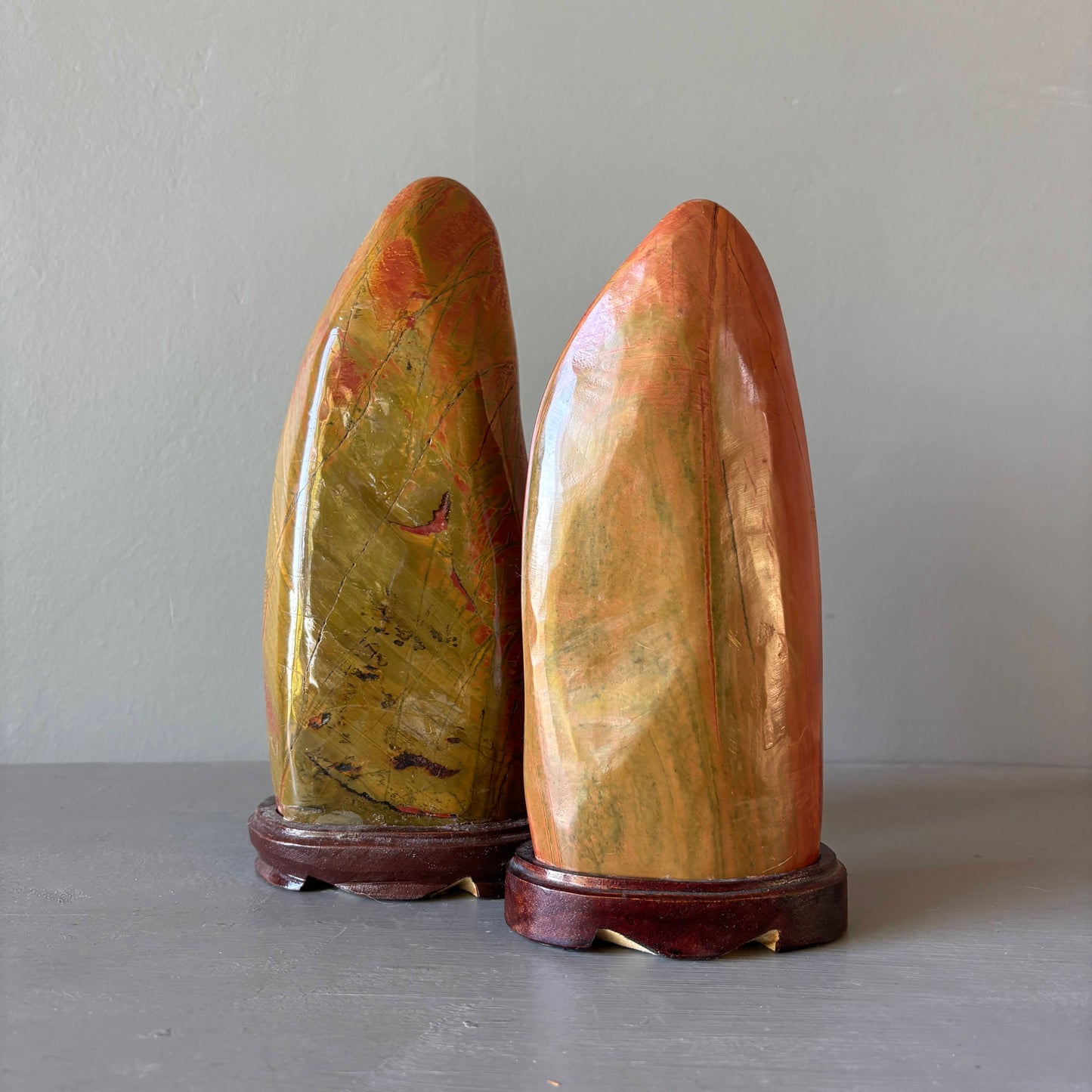 Red Jasper Showpiece Vibrant Standing Stone 9-10 Inch –