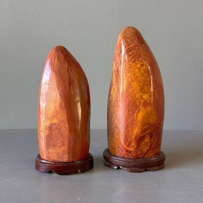 Red Jasper Showpiece Vibrant Standing Stone 9-10 Inch –