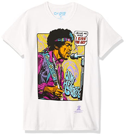 Jimi Hendrix Pop Art T-Shirt - Official – XXL Men's T-shirts