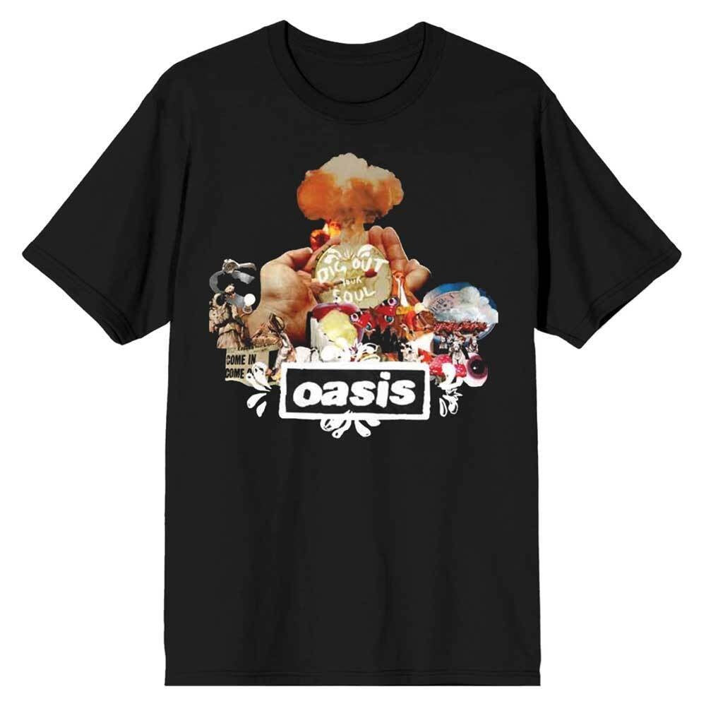 Oasis Atomic T-Shirt | Dig Out Your Soul Band Tee – 2XL Men's T-shirts
