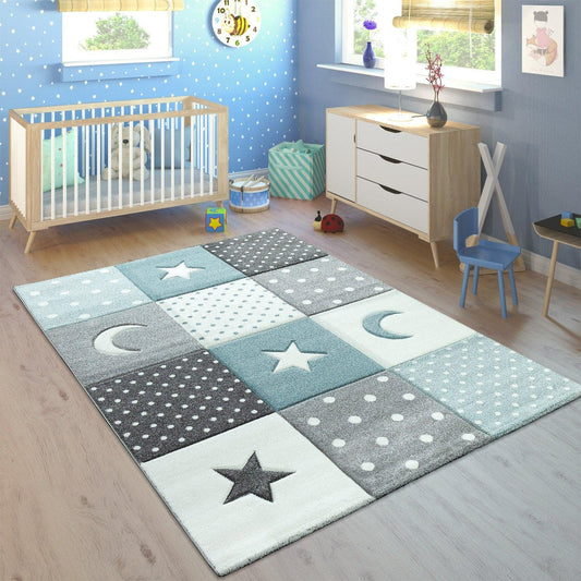 Stars and moons - Kids rug