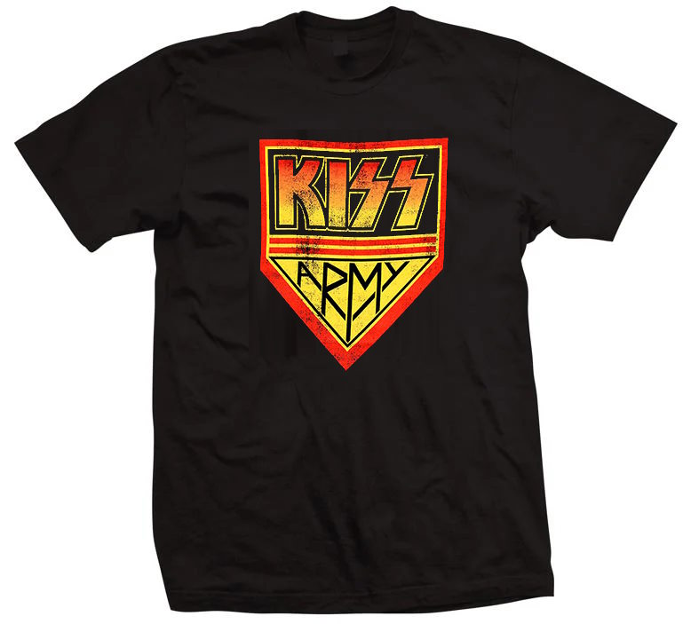KISS Army Fan Club T-Shirt - Official Band Tee – XL