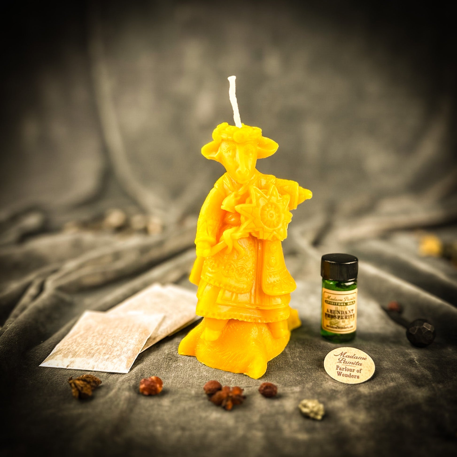 Koza New Year Abundance Candle Spell Kit – Yellow (Joy) Candle Spell Kit