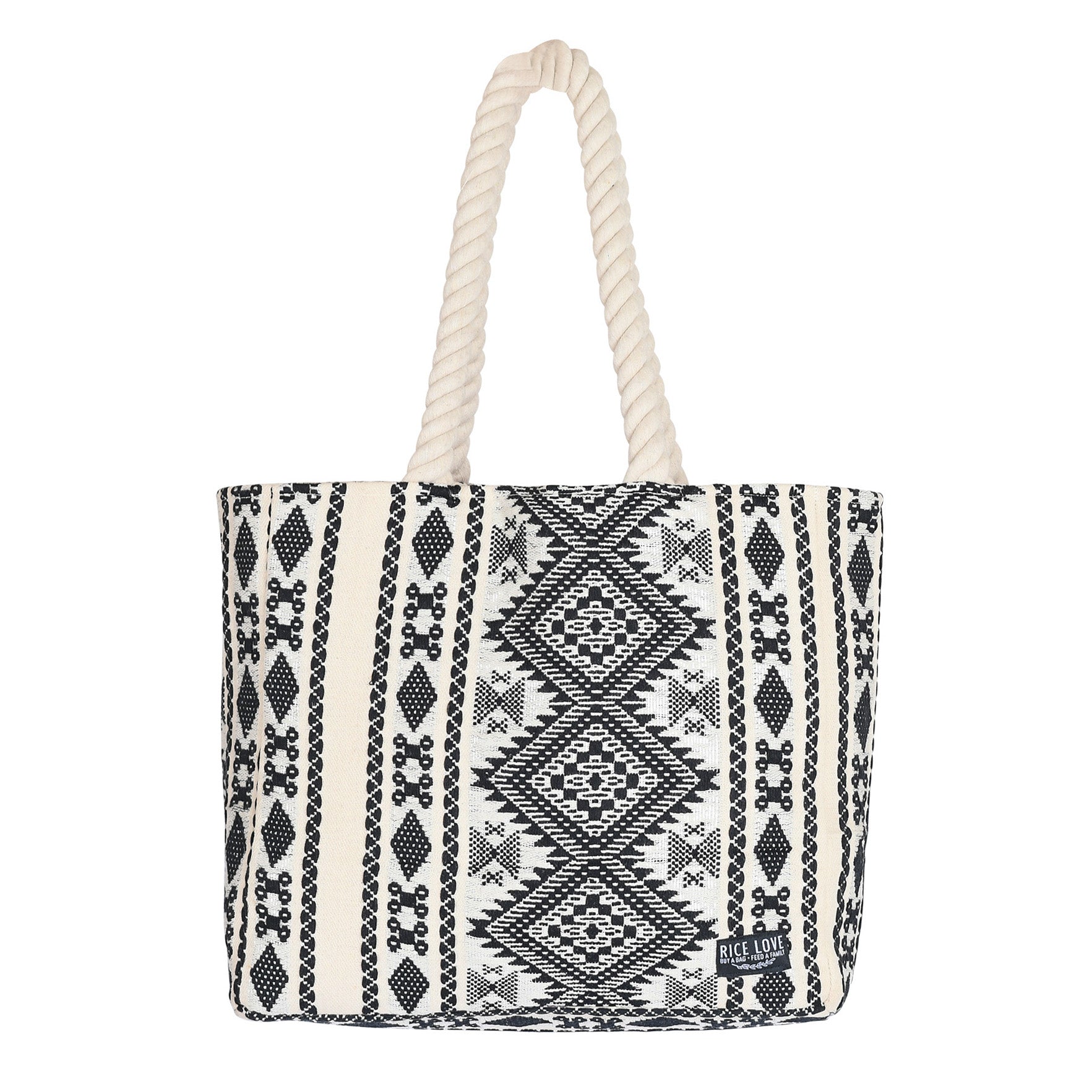 Upcycled Jute Tote Bag – Large Eco-Friendly Shopper – Bag