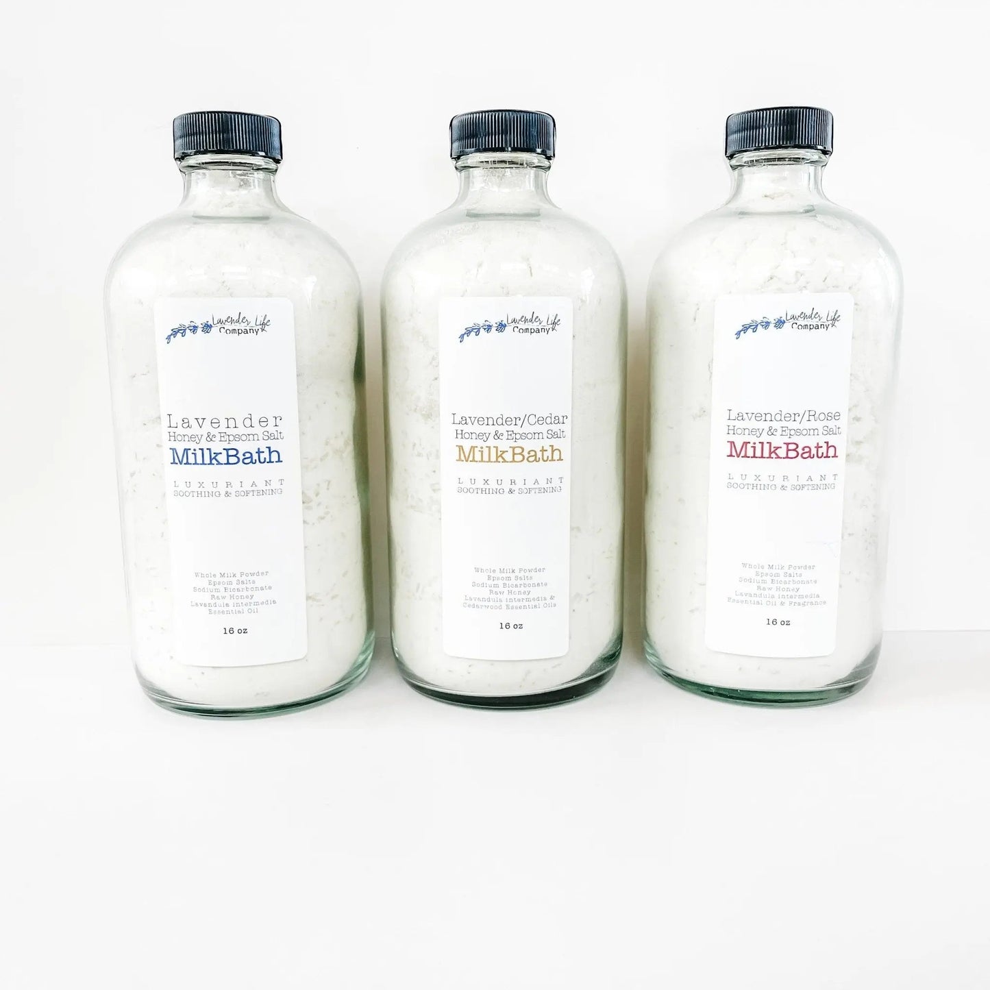 Bubble Bath – Lavender, Vanilla & Bourbon | Includes FREE Luffa Sponge