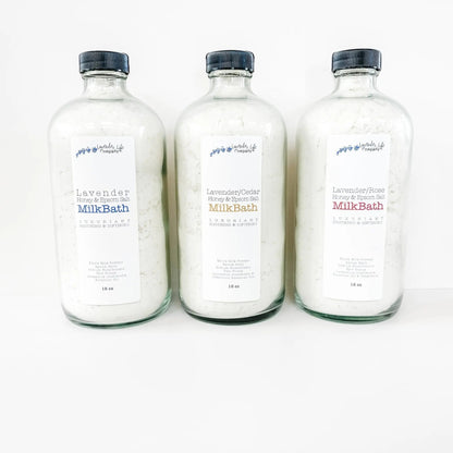 Bubble Bath – Lavender, Vanilla & Bourbon | Includes FREE Luffa Sponge