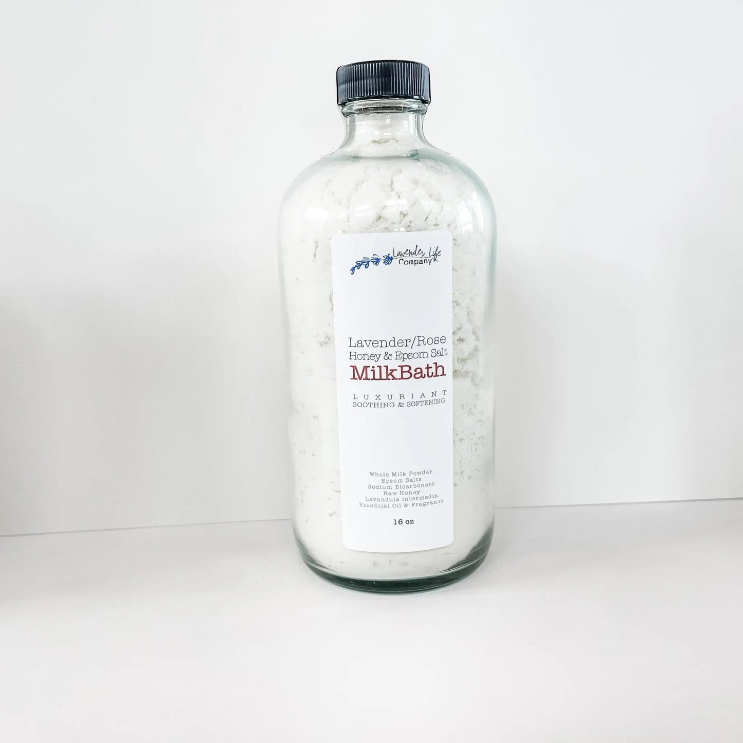 Bubble Bath – Lavender, Vanilla & Bourbon | Includes FREE Luffa Sponge