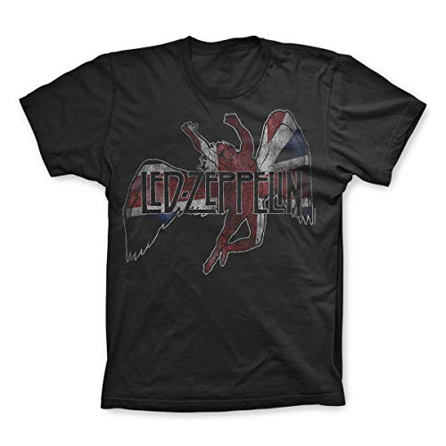Led Zeppelin T-Shirt - Swan Song & Tour – Icarus UK Flag Men's T-shirts