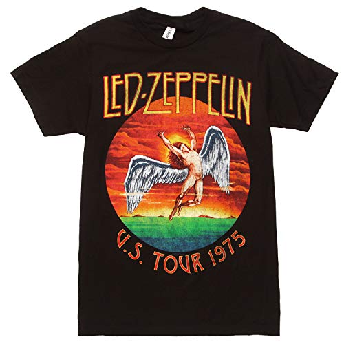 Led Zeppelin T-Shirt - Swan Song & Tour – US Tour 1975 Men's T-shirts