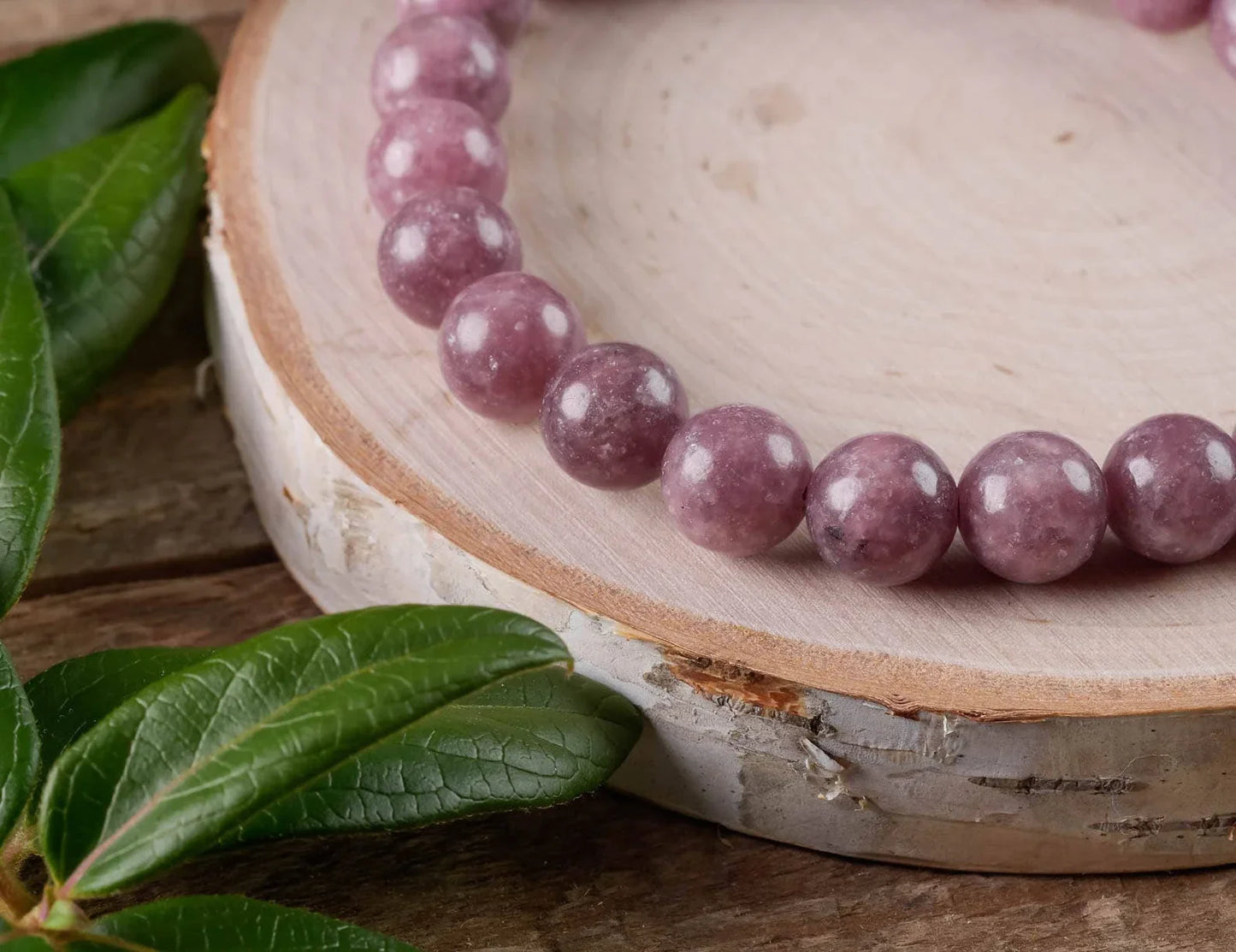 Lepidolite Bracelet – Beaded Bracelet