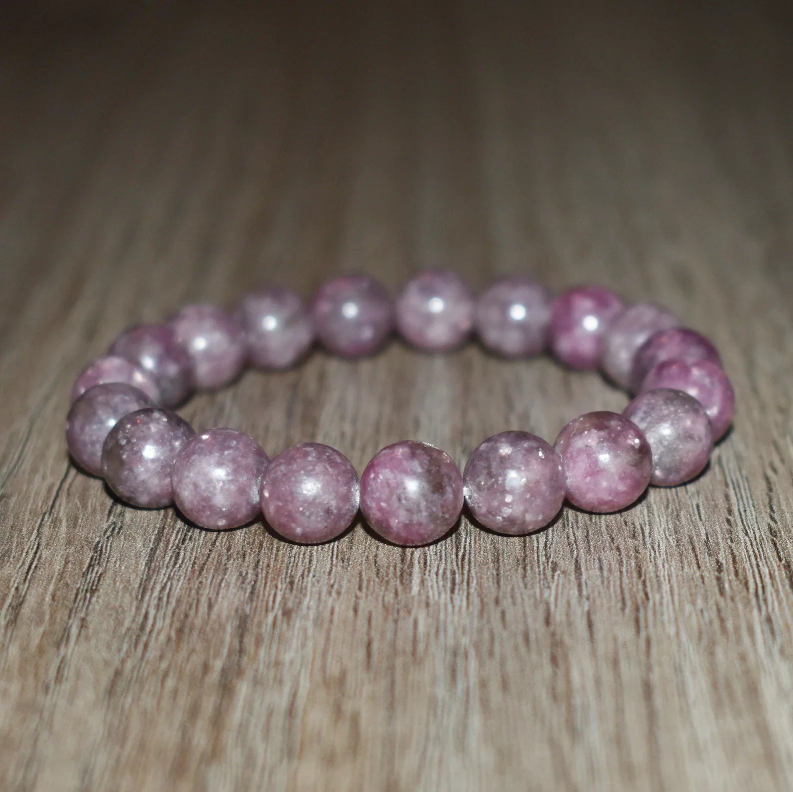 Lepidolite Bracelet – Beaded Bracelet