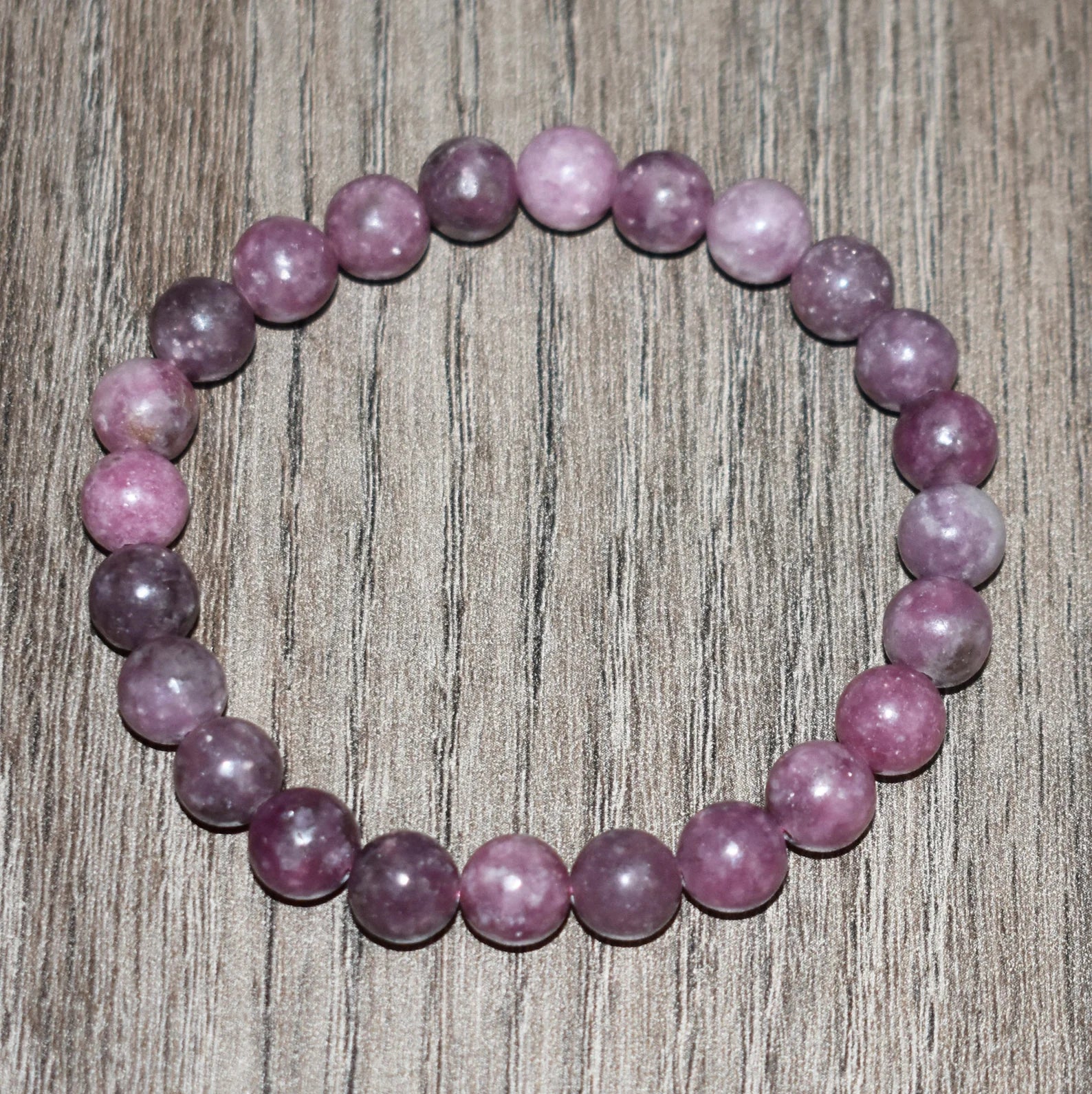 Lepidolite Bracelet – Beaded Bracelet