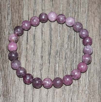 Lepidolite Bracelet – Beaded Bracelet