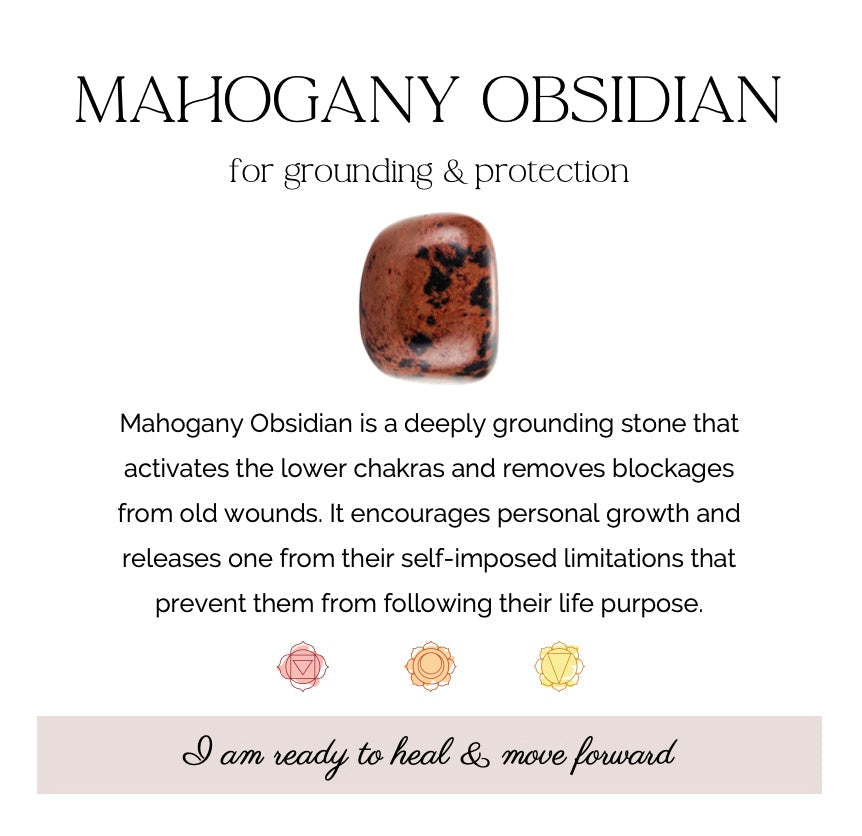 Mahogany Obsidian Bastet Cat Carving – 7 cm