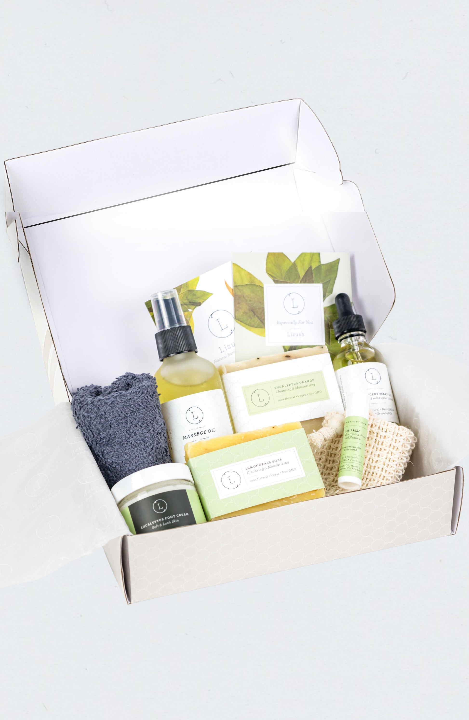 Father's Day Gift -Fresh earthy Natural skincare set, Eucalyptus Men Grooming kit – Mens beard oil gift Skincare set for him