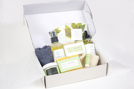 Father's Day Gift -Fresh earthy Natural skincare set, Eucalyptus Men Grooming kit – Skincare set for him