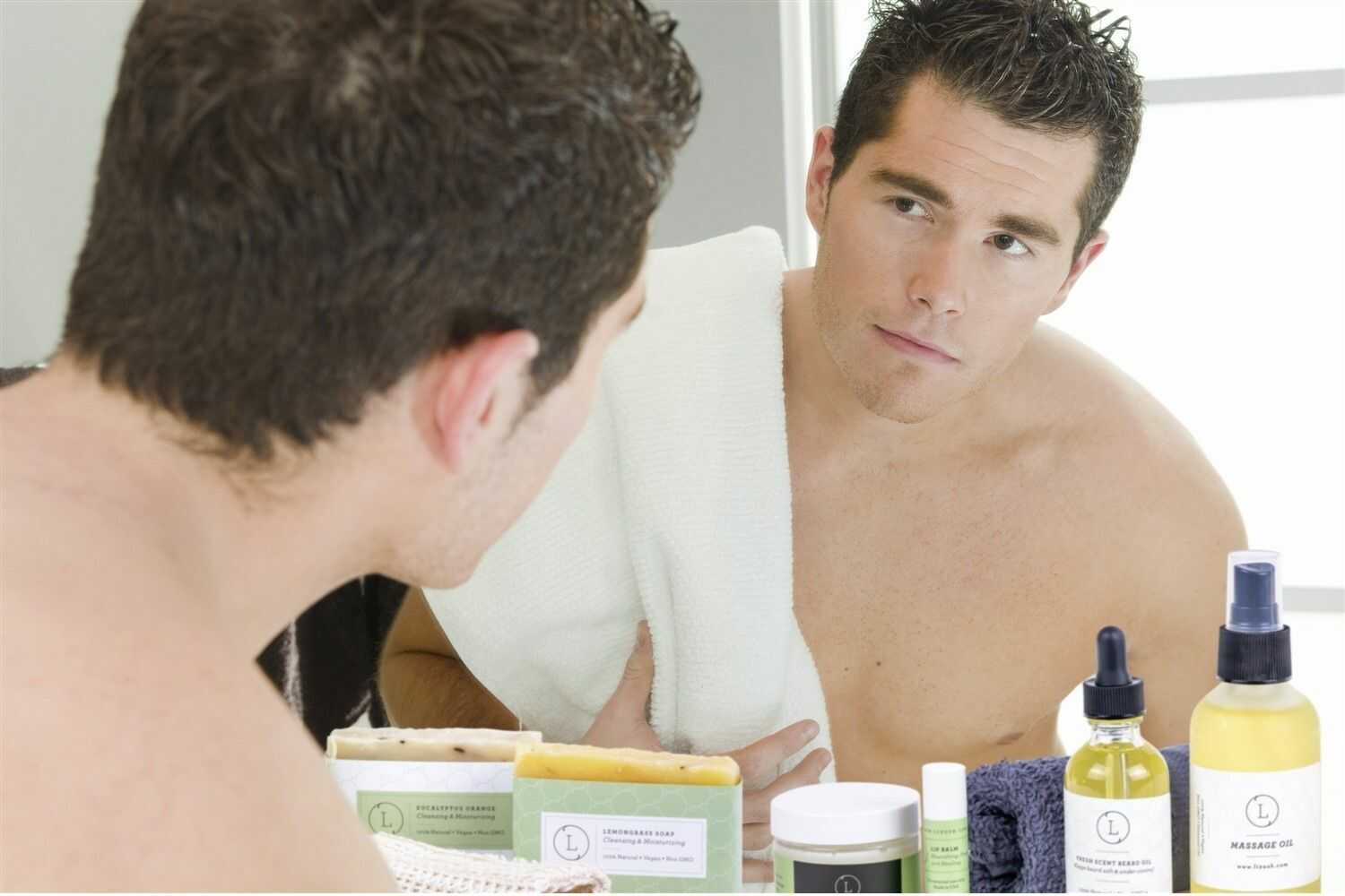 Father's Day Gift -Fresh earthy Natural skincare set, Eucalyptus Men Grooming kit – Skincare set for him