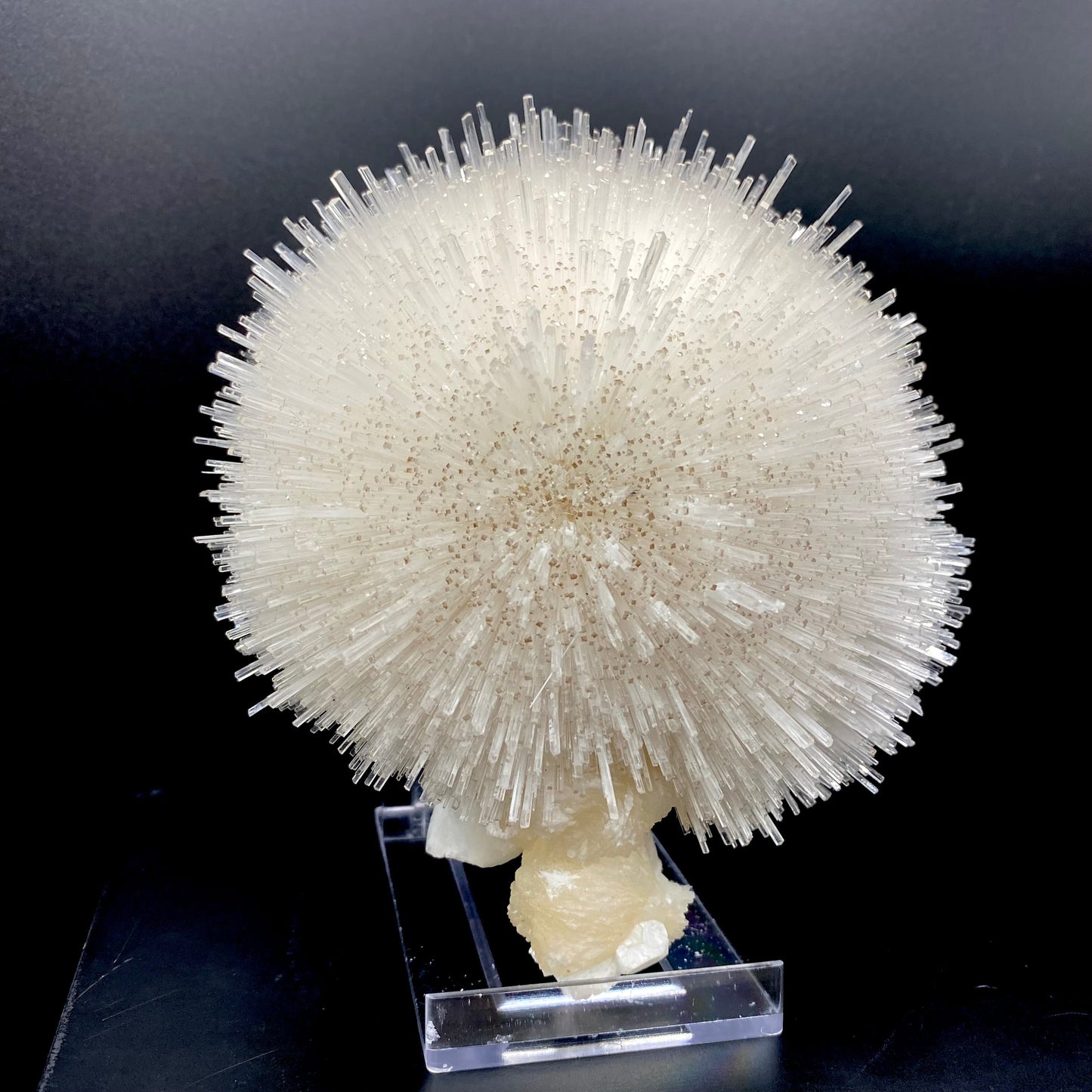 Mesolite on Mordenite Natural Mineral Specimen – Mesolite