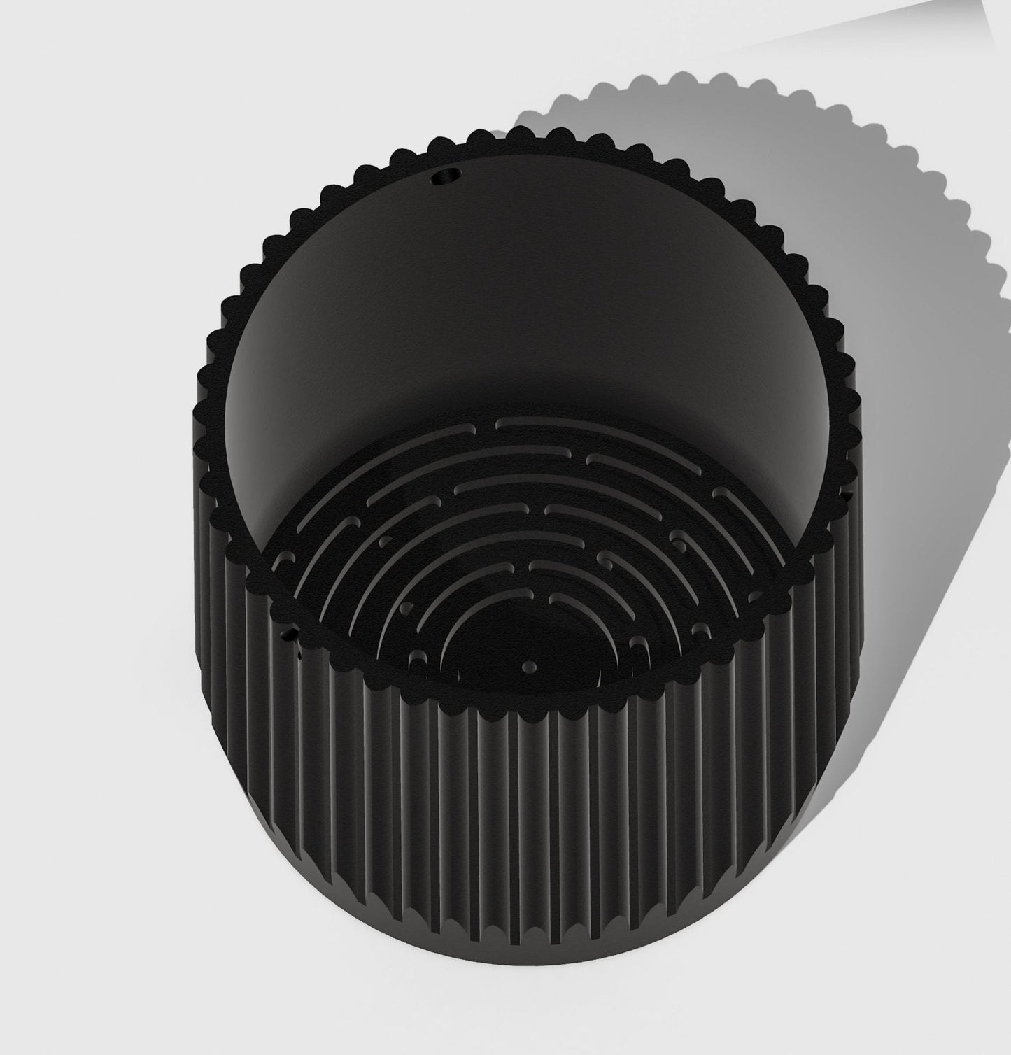 Mid-Century Ribbed Hanging Plant Pots | 3D Printed Planter – Hanging Planter