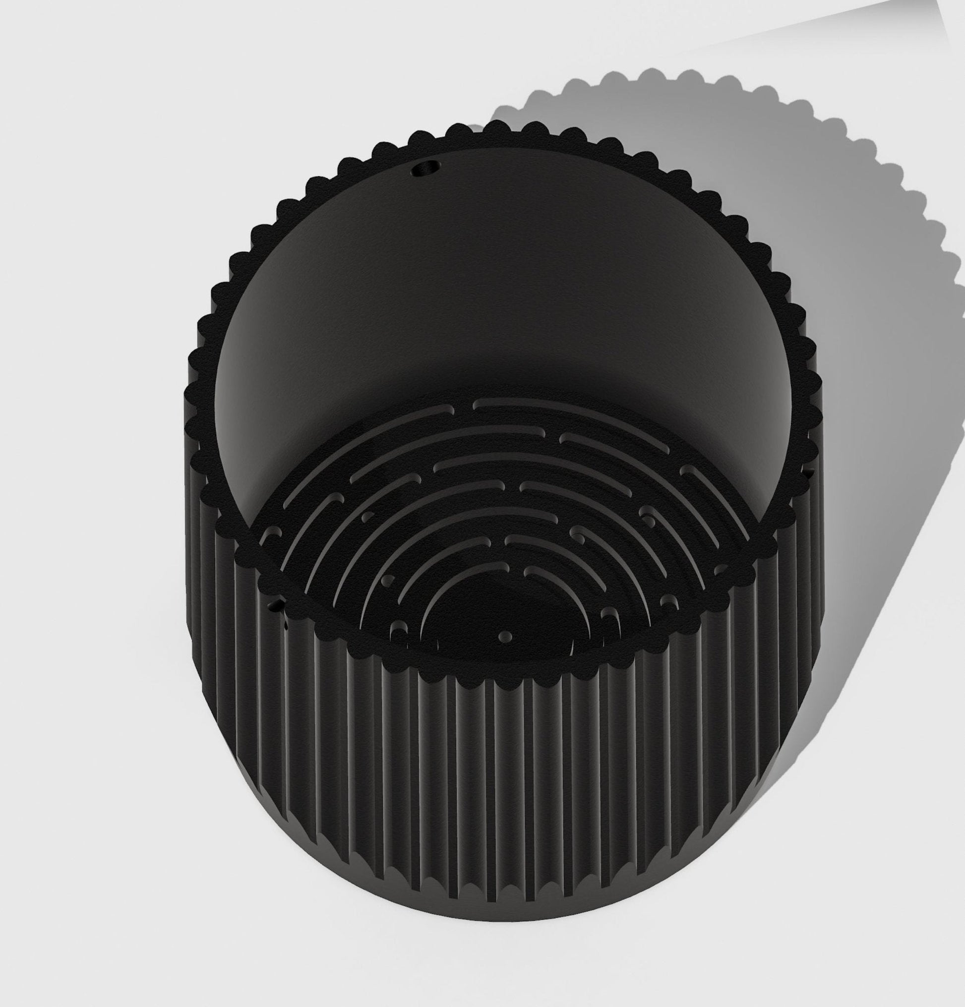 Mid-Century Ribbed Hanging Plant Pots | 3D Printed Planter – Hanging Planter