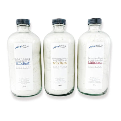 Bubble Bath – Lavender, Vanilla & Bourbon | Includes FREE Luffa Sponge