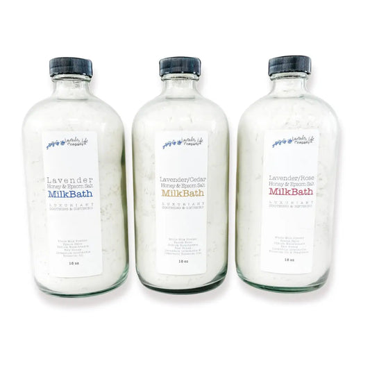 Bubble Bath – Lavender, Vanilla & Bourbon | Includes FREE Luffa Sponge