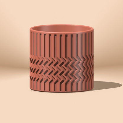 Minimalist Zig-Zag Planter – Pots & Planters