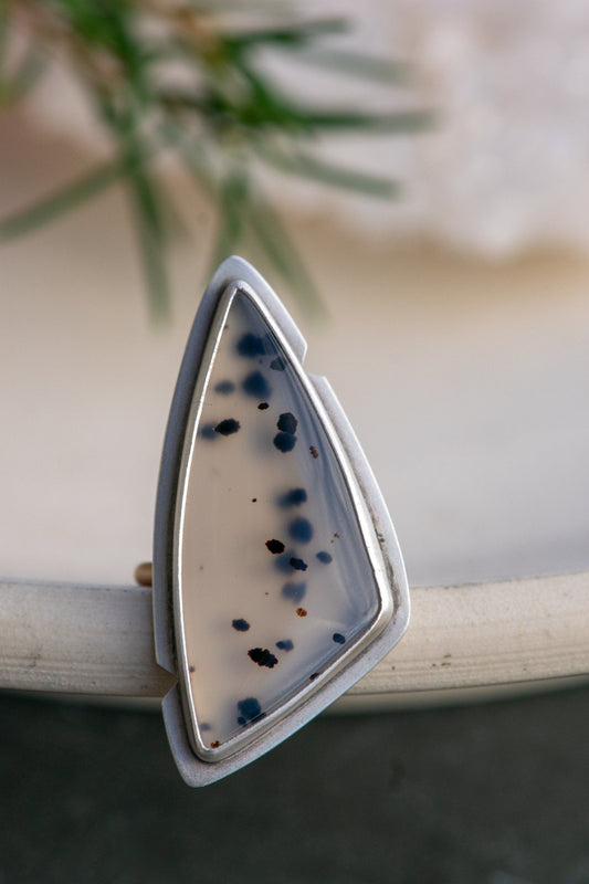 MISCHIEF MONTANA AGATE RING