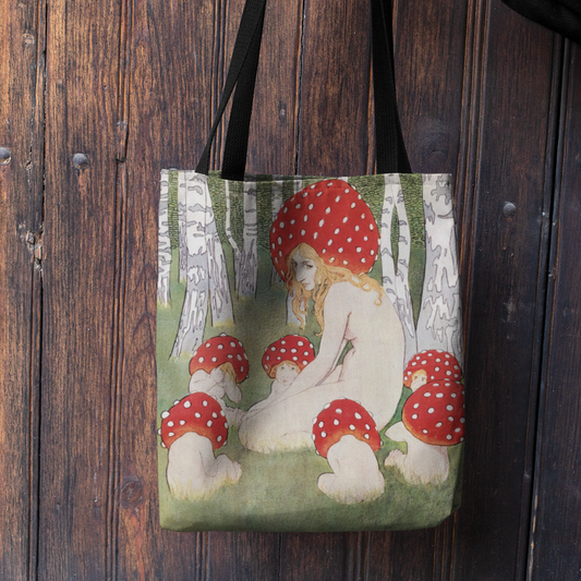 Mother Mushroom - Heavy-Duty Canvas Tote Bag