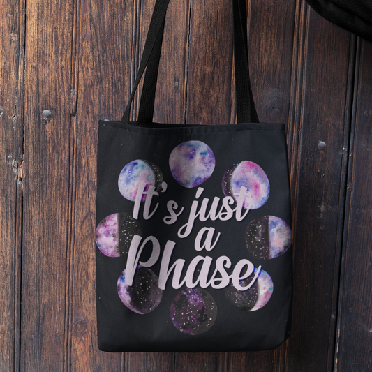 Moon Phase - Heavy-Duty Canvas Tote Bag