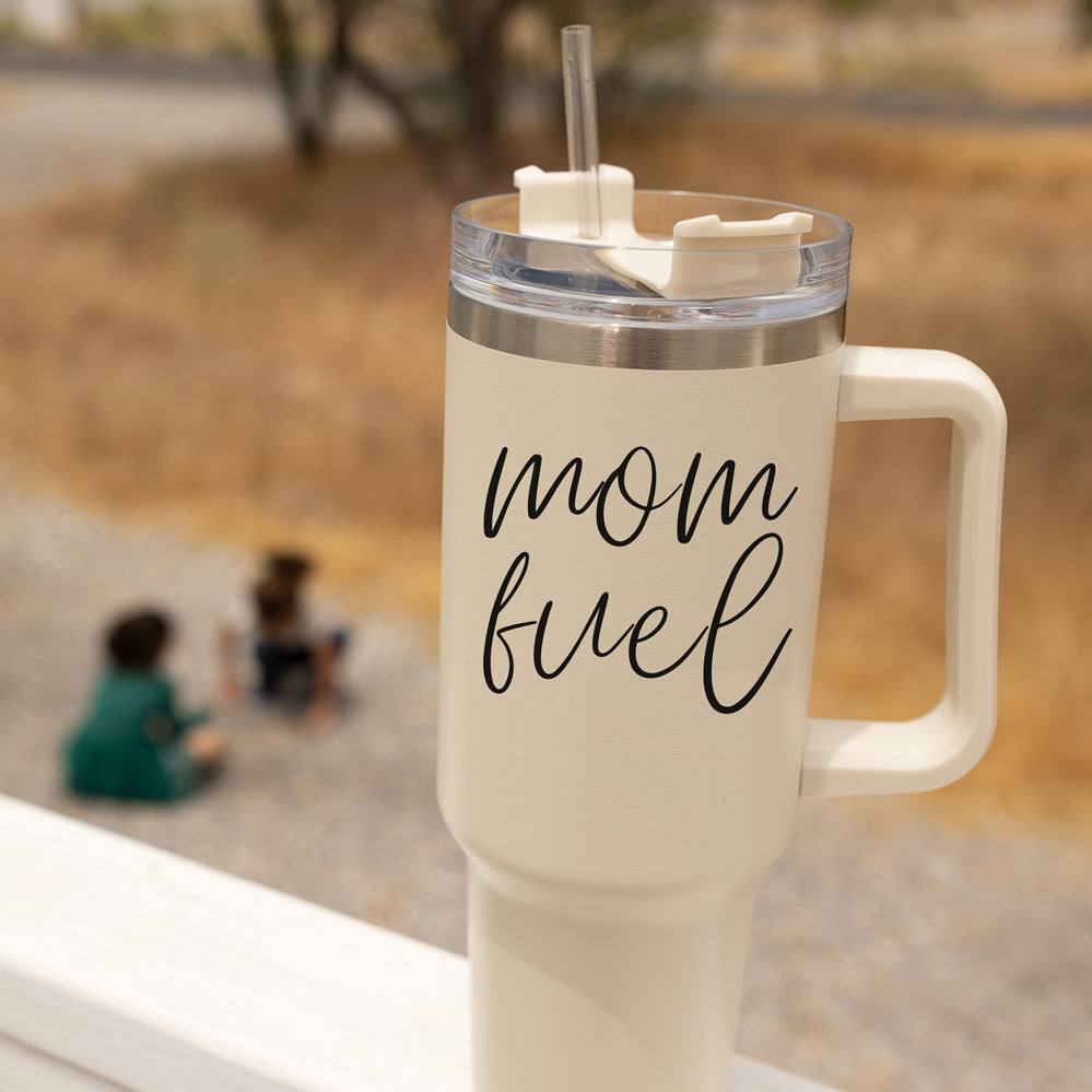 Mom fuel – Travel Mug, Coffee Cup, Drinkware