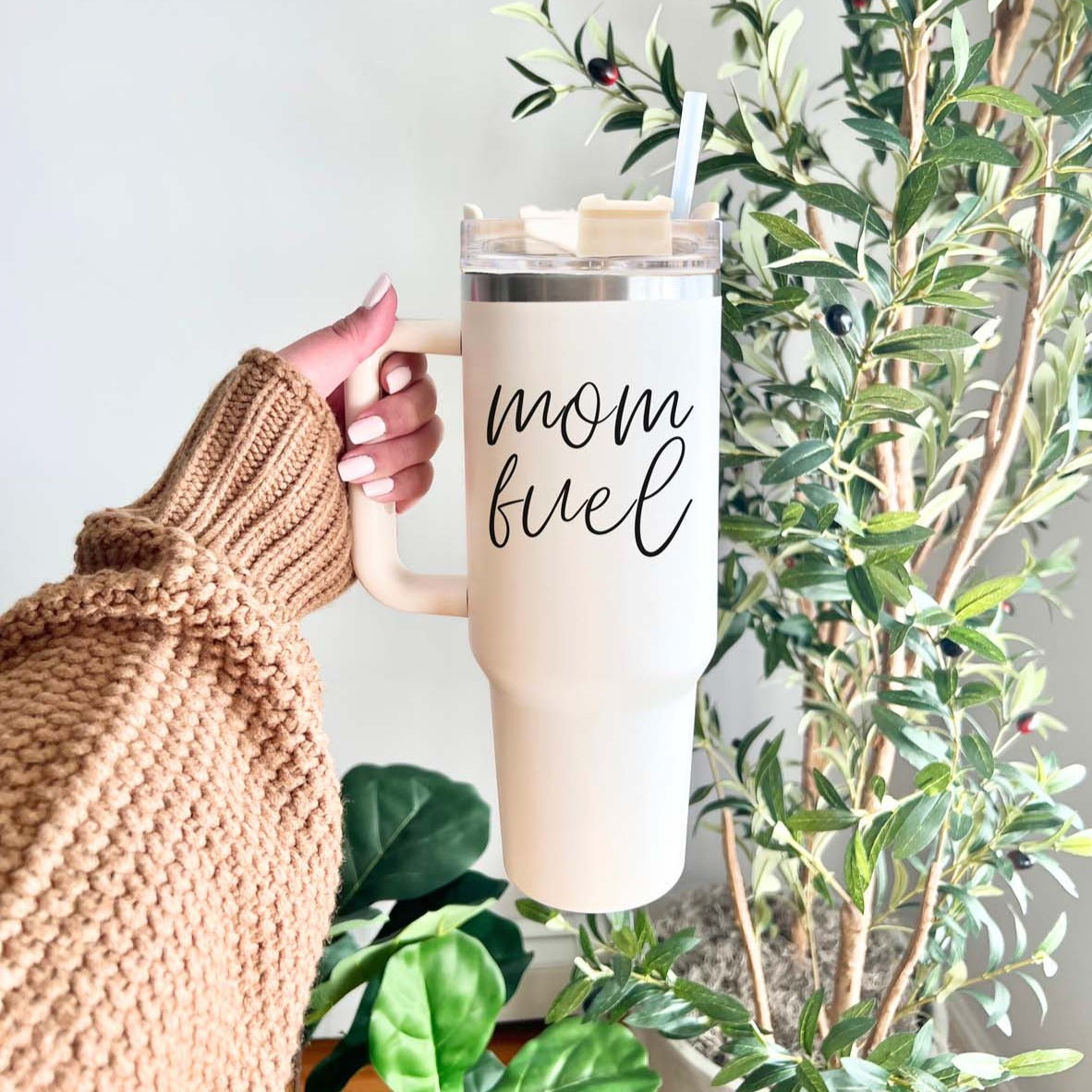 Mom fuel – Travel Mug, Coffee Cup, Drinkware