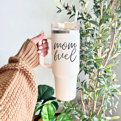 Mom fuel – Travel Mug, Coffee Cup, Drinkware