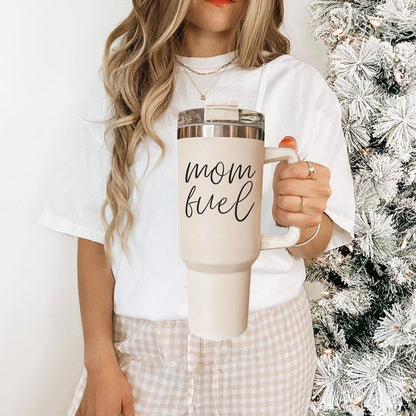 Mom fuel – Travel Mug, Coffee Cup, Drinkware