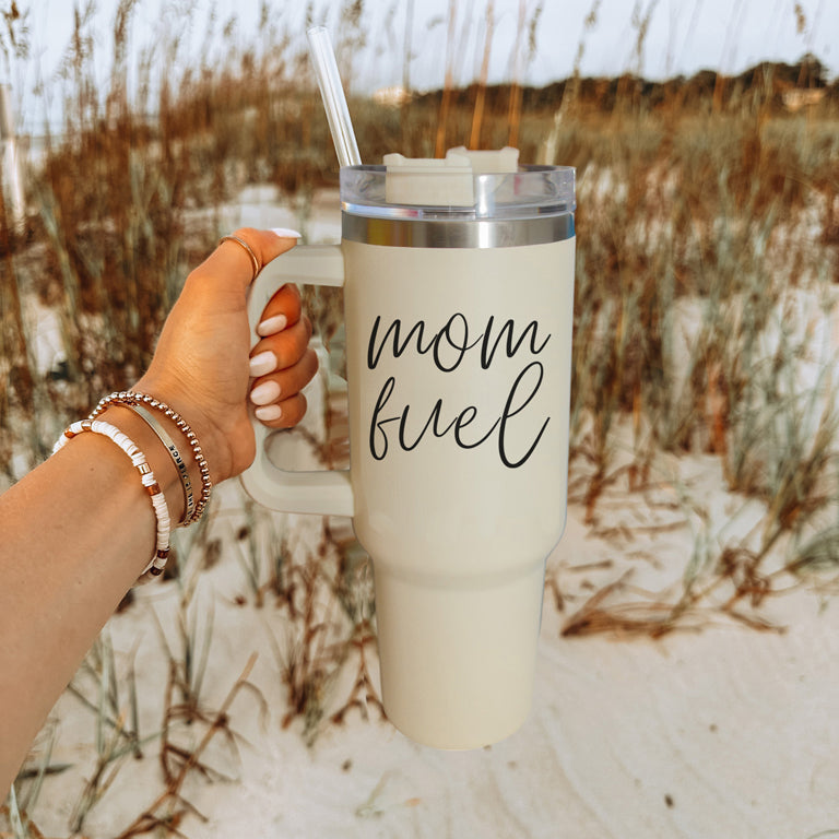 Mom fuel – Travel Mug, Coffee Cup, Drinkware