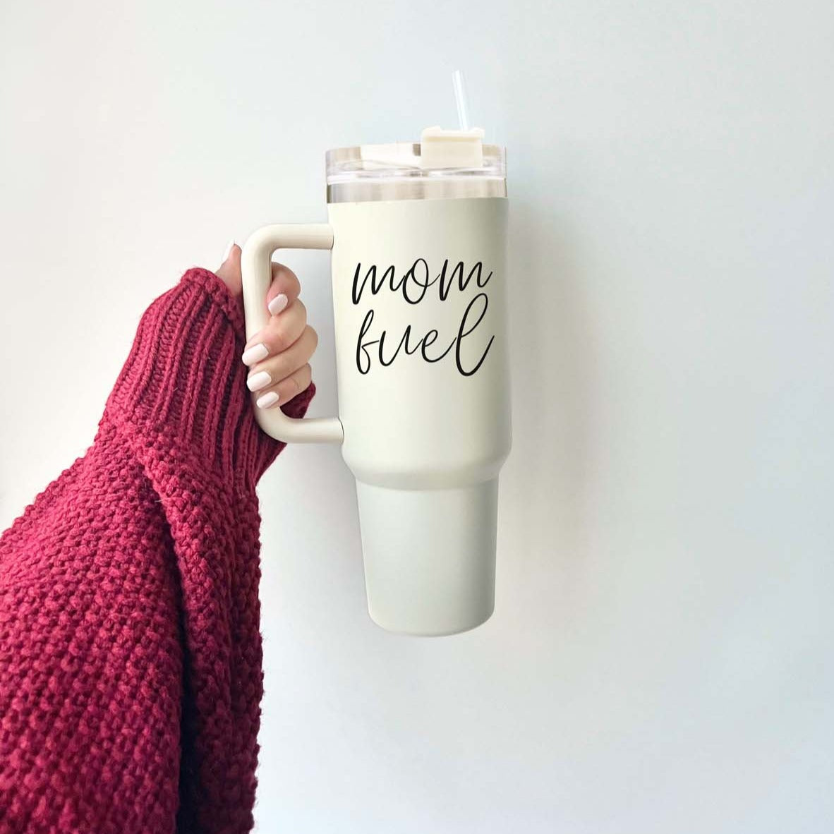 Mom fuel – Travel Mug, Coffee Cup, Drinkware