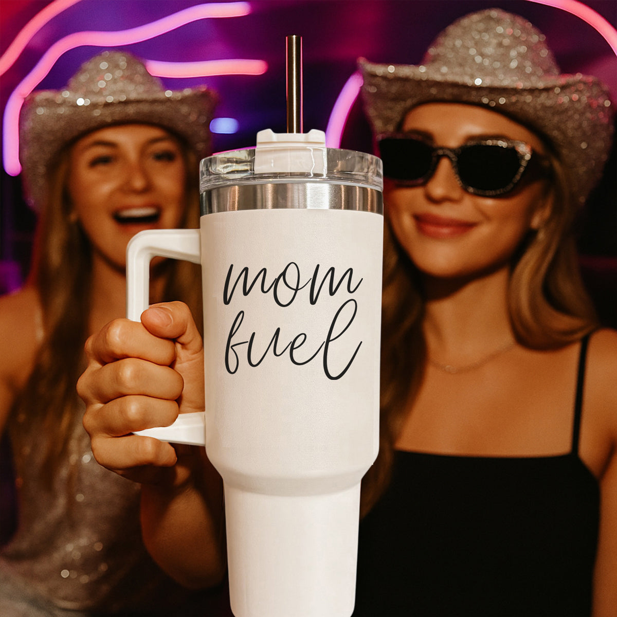 Mom fuel – Travel Mug, Coffee Cup, Drinkware