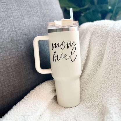 Mom fuel – Travel Mug, Coffee Cup, Drinkware