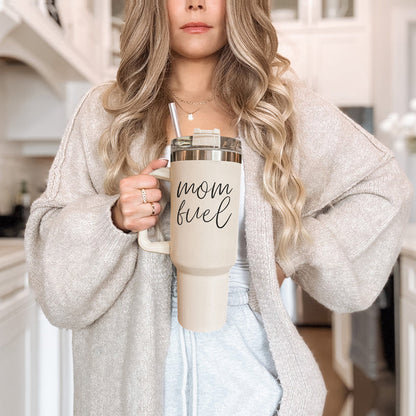 Mom fuel – Travel Mug, Coffee Cup, Drinkware