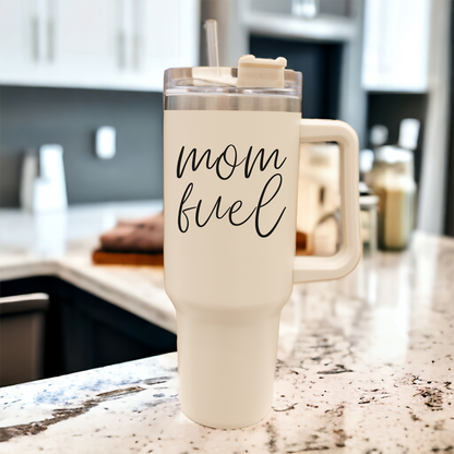 Mom fuel – Travel Mug, Coffee Cup, Drinkware