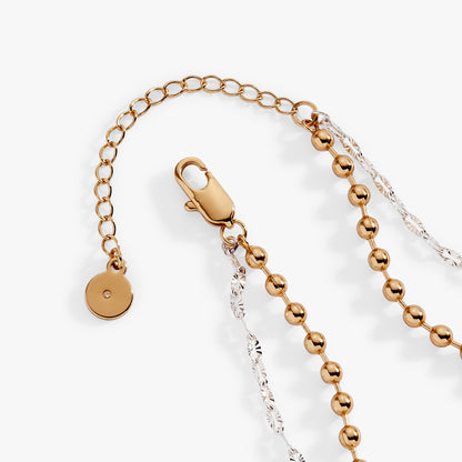 Moon Magic 2 Row Charm Bracelet