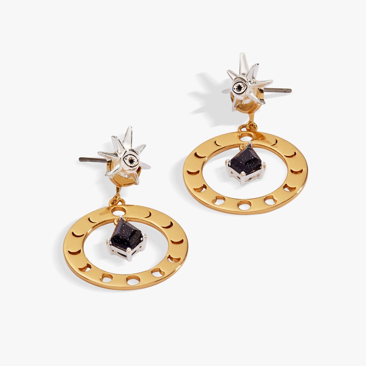 Moon Phase Statement Earring