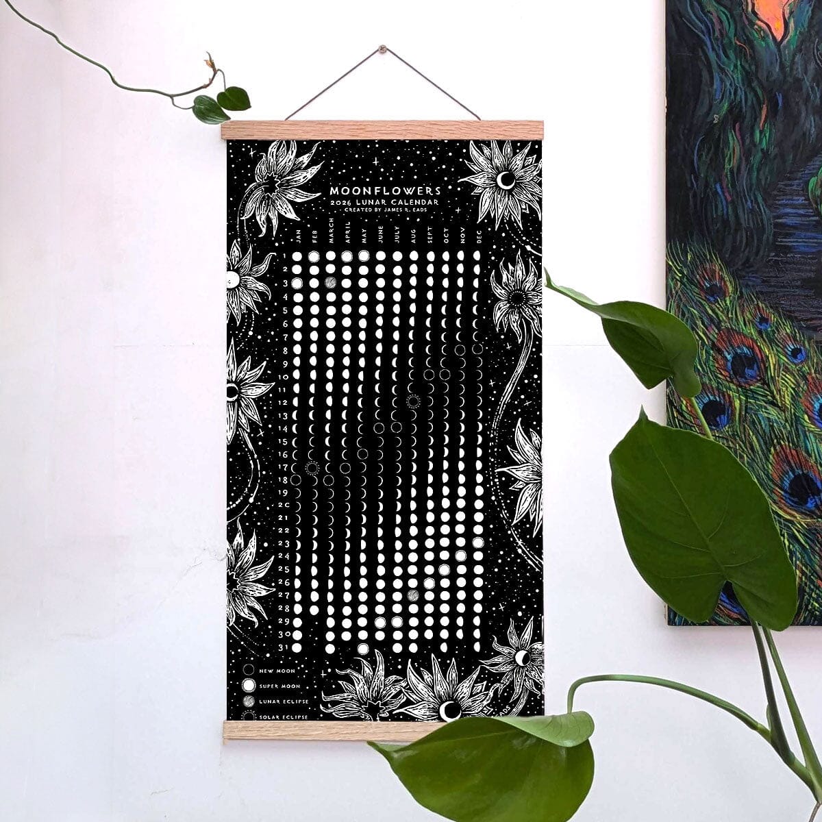 Moonflowers 2026 Lunar Calendar