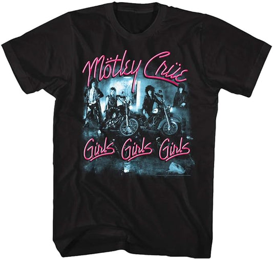 Mötley Crüe Girls Girls Girls T-Shirt | Official Band Tee – Girls Girls Girls v3 Men's T-shirts
