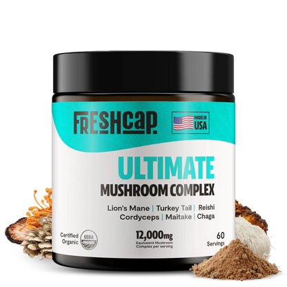 Ultimate Mushroom Complex Powder – 6 Mushroom Blend for Wellness