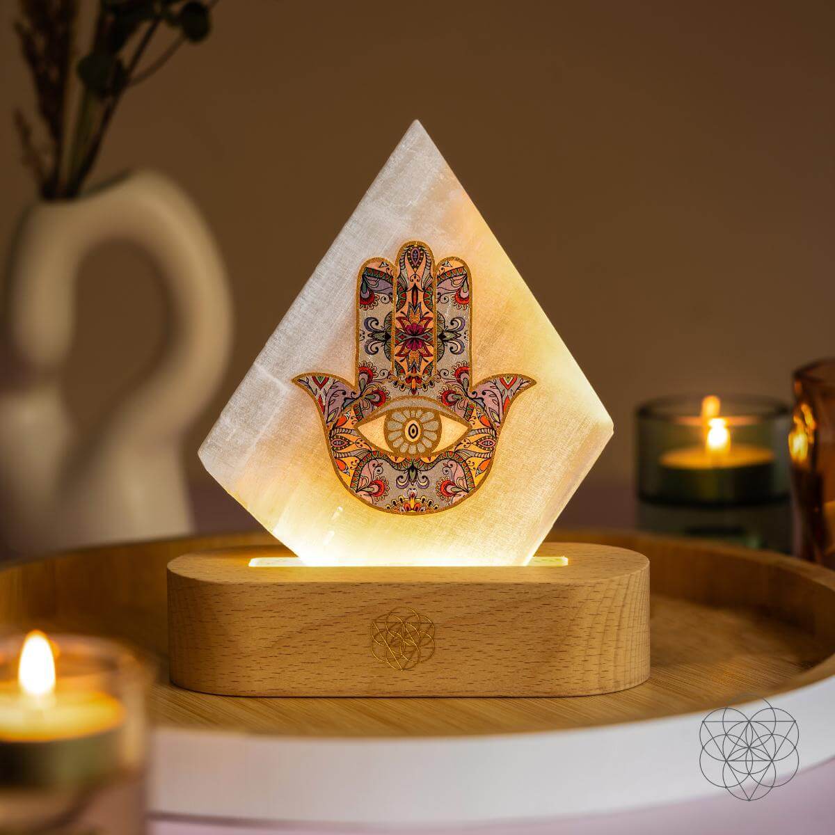 Mood Lamp of Rejuvenation – Healing Crystal Light for Energy & Calm – Night Light