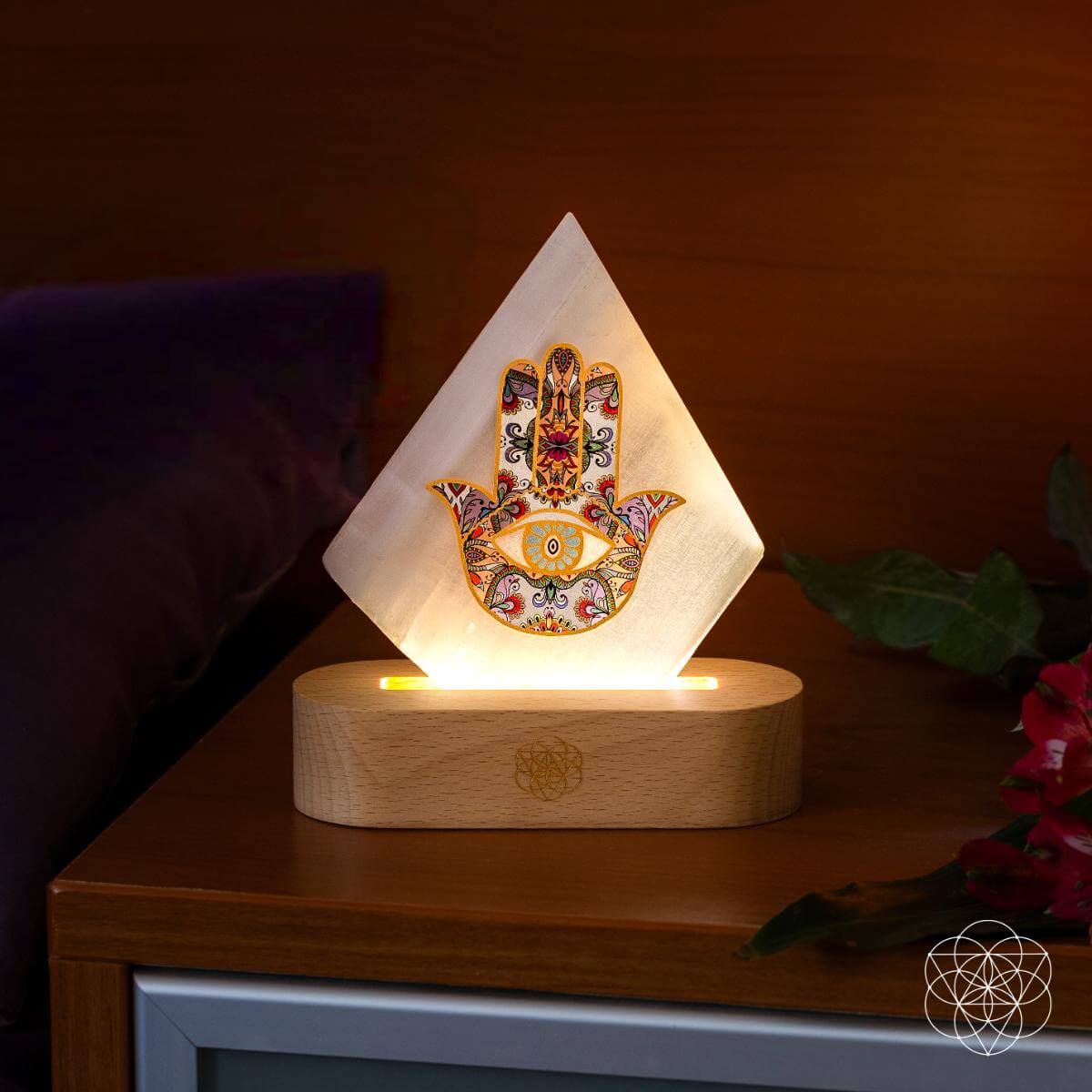 Mood Lamp of Rejuvenation – Healing Crystal Light for Energy & Calm – Night Light