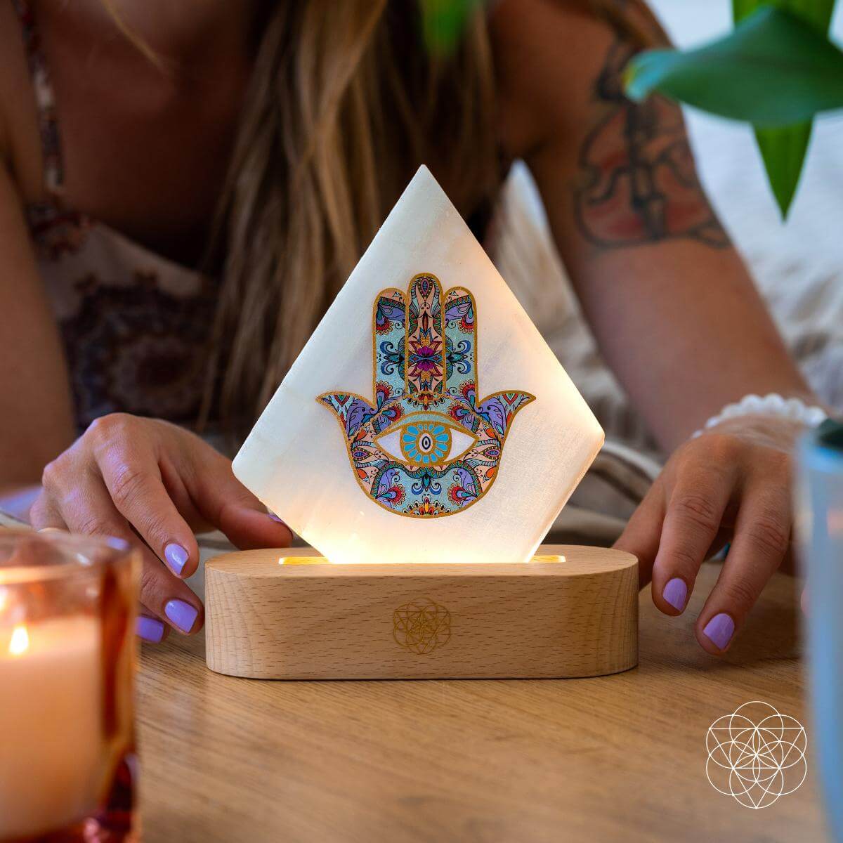 Mood Lamp of Rejuvenation – Healing Crystal Light for Energy & Calm – Night Light