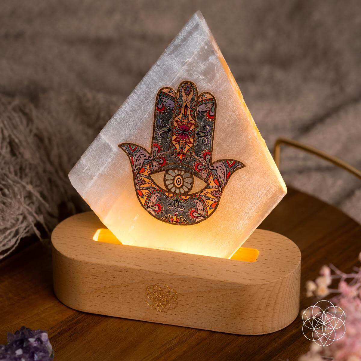 Mood Lamp of Rejuvenation – Healing Crystal Light for Energy & Calm – Night Light