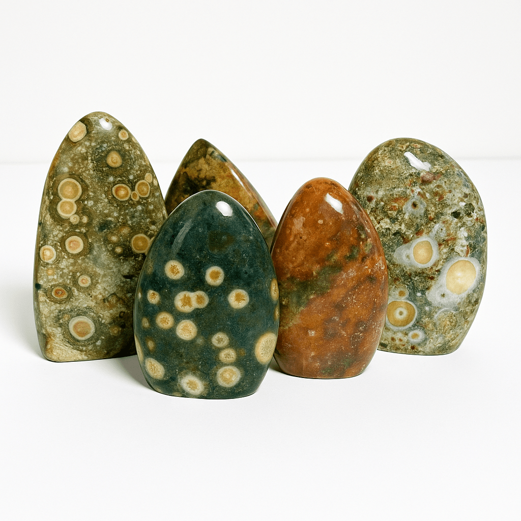 Mystery Ocean Jasper Pocket Freeform – Handpicked Collector Stone (7–10 oz) – Rock & Geodes